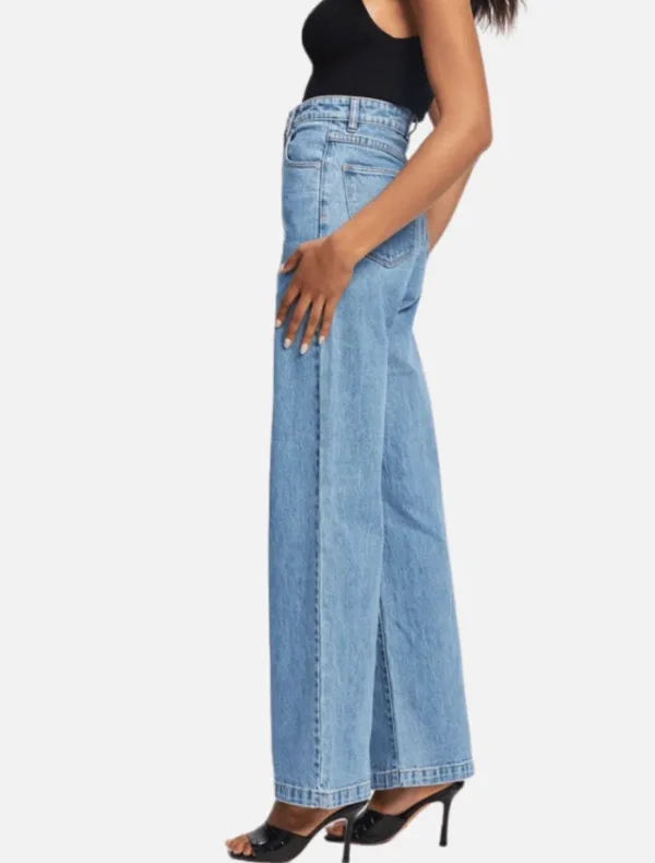 Abrand A 94 High and Wide - Debbie< Casual Dresses | Denim