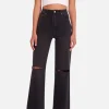 Abrand A 94 High and Wide - Patti Rip< Denim