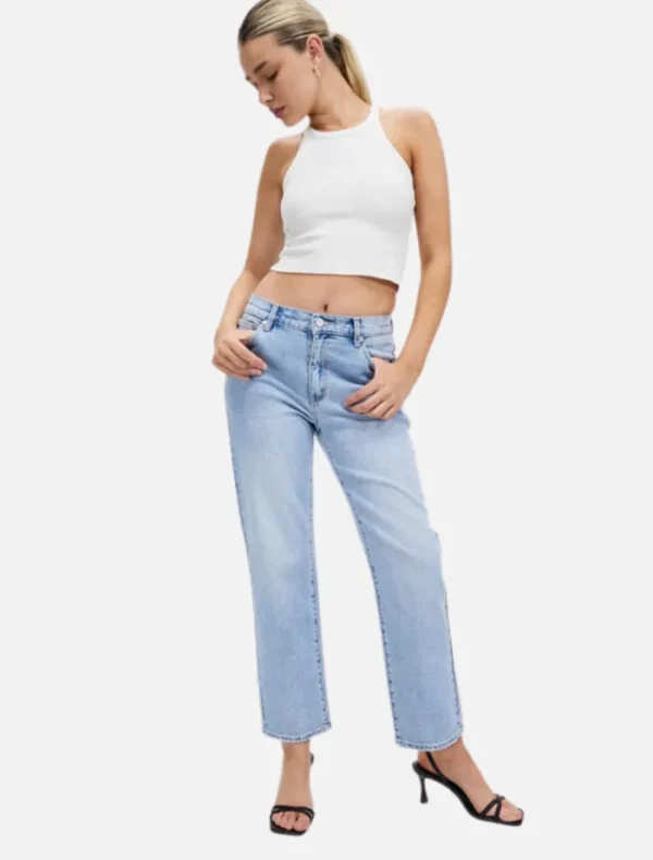 Abrand A 95 Mid Straight - Jeanie Vintage Blue< Denim