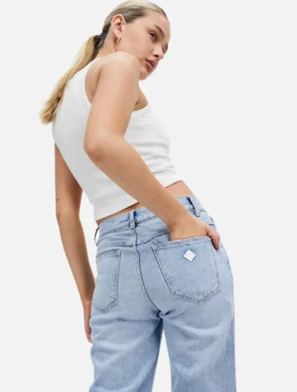 Abrand A 95 Mid Straight - Jeanie Vintage Blue< Denim