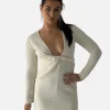One Fell Swoop Alexis Maxi - Powder Knit< Long Sleeve Dresses | Midi Dresses