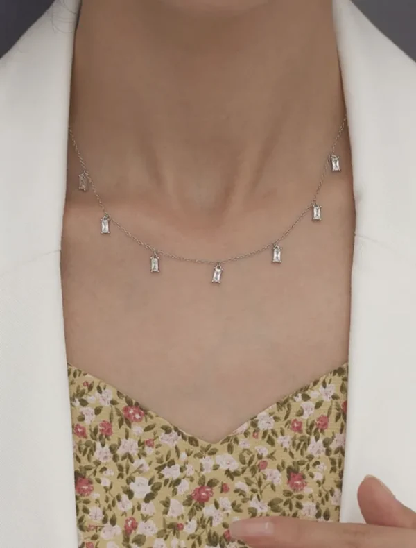 Insurge Clothing Aline Necklace - Silver< Necklaces