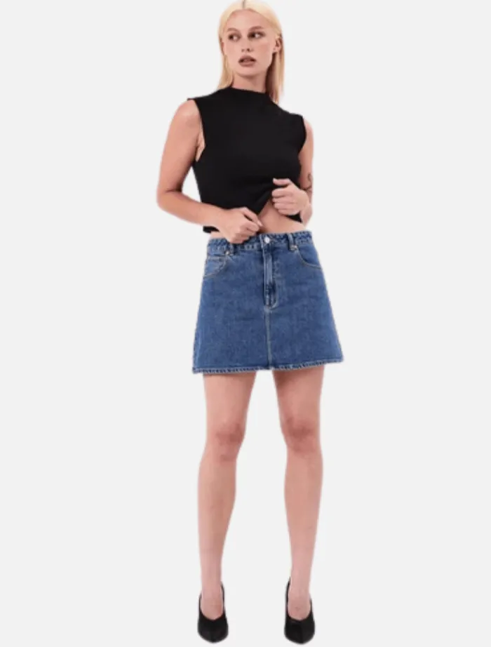 aline_skirt_reese_0.webp Abrand Aline Skirt Reese< Denim | Skirts