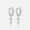 Jolie and Deen Ally Sleepers - Silver< Earrings