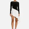 Sonya Amora Dress - Black and White< Casual Dresses | Mini Dresses