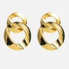 Insurge Clothing Arabella Chain Earrings - Gold< Earrings