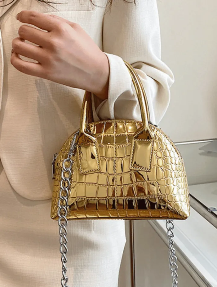 audrey_bag__gold_metalic_1.webp Insurge Clothing Audrey Bag - Gold Metalic< Bags | Shoulder Bag