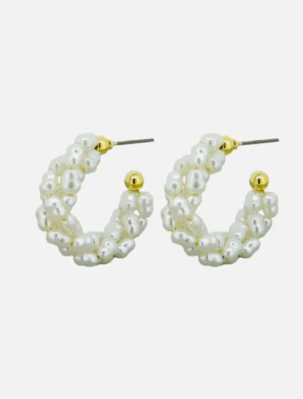 Jolie and Deen Ayla Hoops - Gold< Earrings