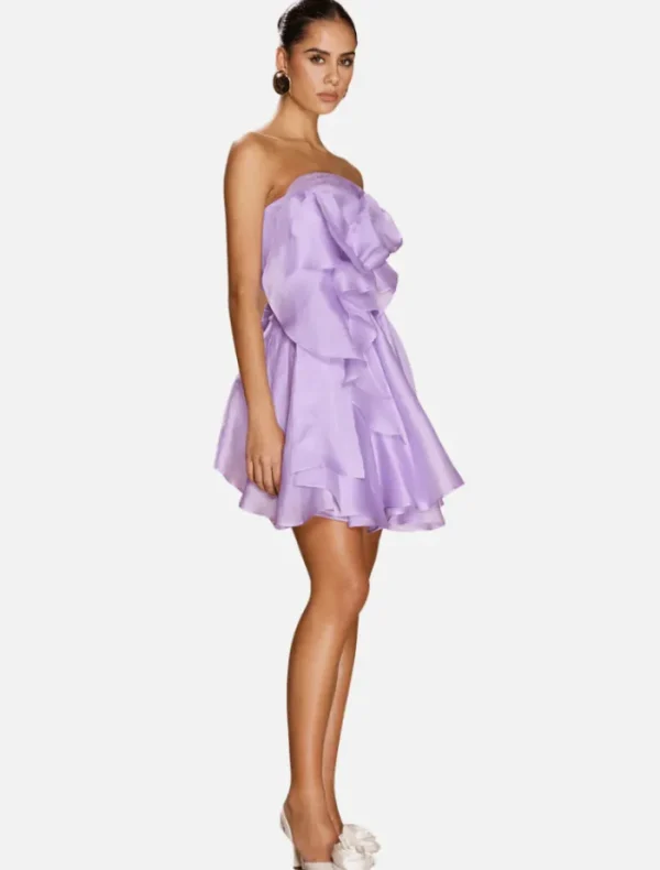Sonya Moda Azhar Silk Mini - Lilac< Casual Dresses | Mini Dresses