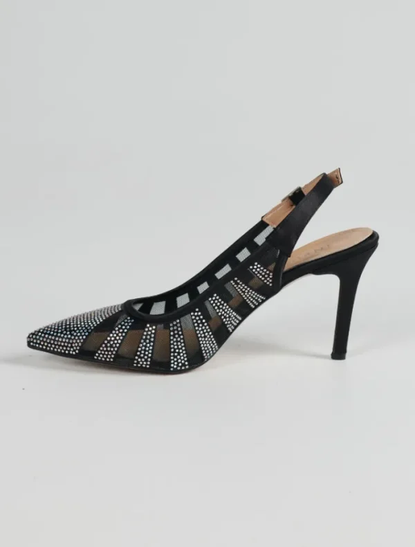 Insurge Shoes Azra Heel - Black Diamante< Casual Dresses | Heels