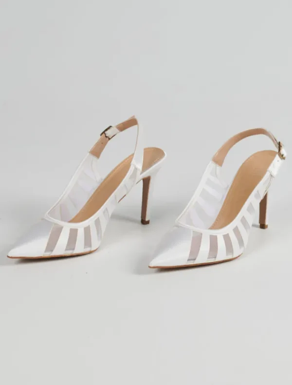 Insurge Shoes Azra Heel - White< Heels