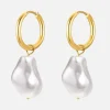 Jolie and Deen Bella Pearl Drop - Gold< Earrings