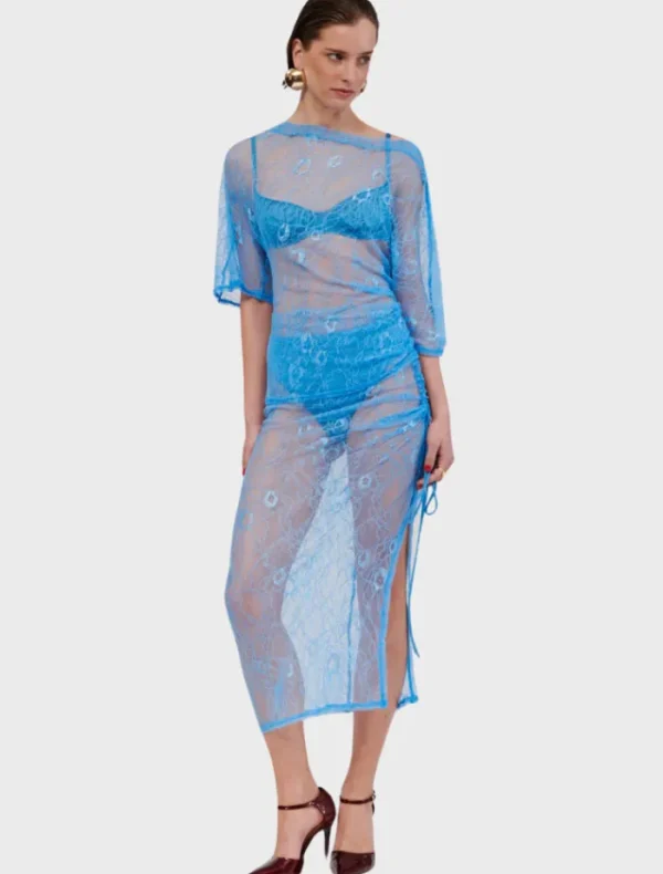 Suboo Benny Batwing Top - Blue< Tops