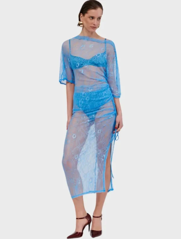 Suboo Benny Batwing Top - Blue< Tops