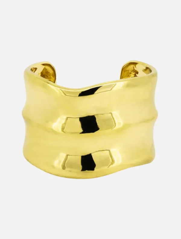 Jolie and Deen Beverly Cuff - Gold< Bracelets