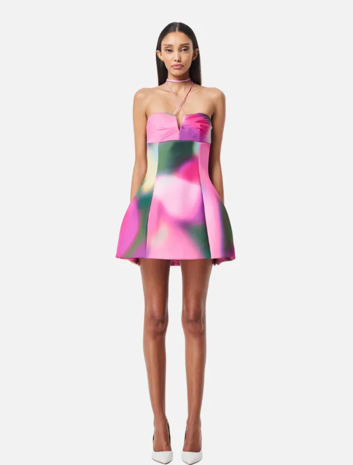 blurred_mini_dress__print_4.webp Mossman Blurred Mini Dress - Print< Casual Dresses | Mini Dresses
