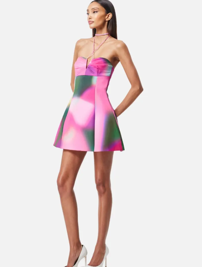blurred_mini_dress__print_5.webp Mossman Blurred Mini Dress - Print< Casual Dresses | Mini Dresses