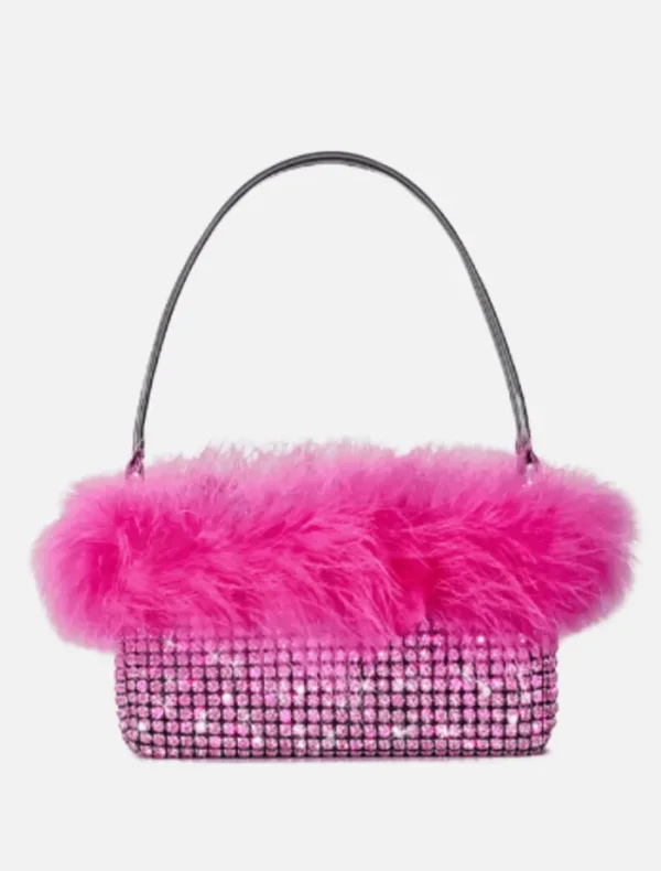 Insurge Clothing Bonnie Feather Bag - Hot Pink< Bags | Shoulder Bag