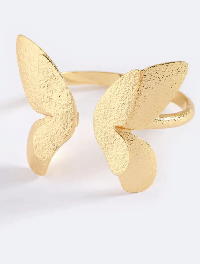 butterfly_effect_cuff__go_0.webp Emma Pills Butterfly Effect Cuff - Gold Fearless Finish< Bracelets