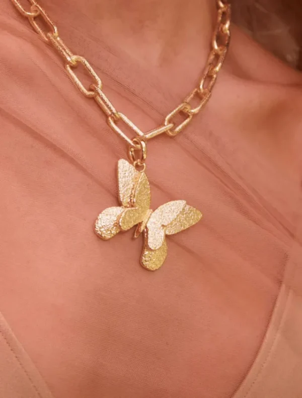 Emma Pills Butterfly Effect Necklace - Fearless Gold< Necklaces