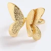 Emma Pills Butterfly Effect Ring - Gold Fearless Finish< Rings