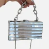 Insurge Clothing Cally Box Bag - Silver< Bags | Shoulder Bag