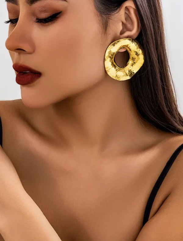 Insurge Clothing Camilla Chunky Earrings - Gold< Earrings | Irregular