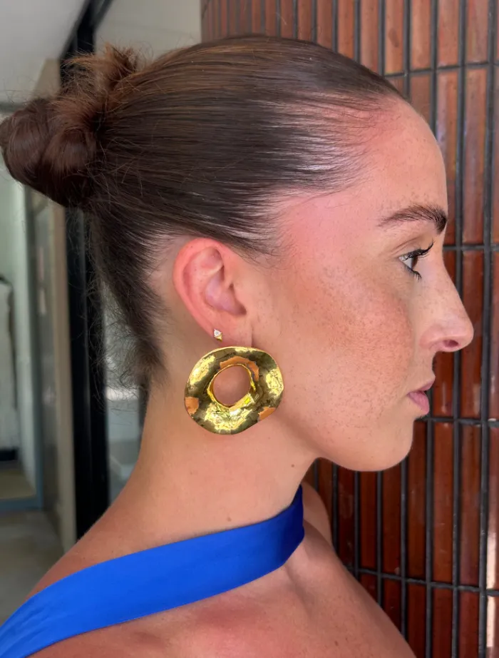 camilla_chunky_earrings___2.webp Insurge Clothing Camilla Chunky Earrings - Gold< Earrings | Irregular