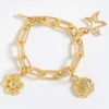 Emma Pills Capri Charm Bracelet - Gold< Bracelets