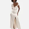 One Fell Swoop Cassia Dress - Shell< Midi Dresses | Bras / Briefs