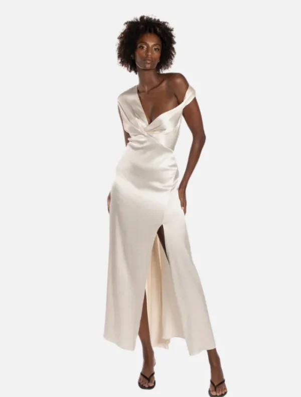 One Fell Swoop Cassia Dress - Shell< Midi Dresses | Bras / Briefs