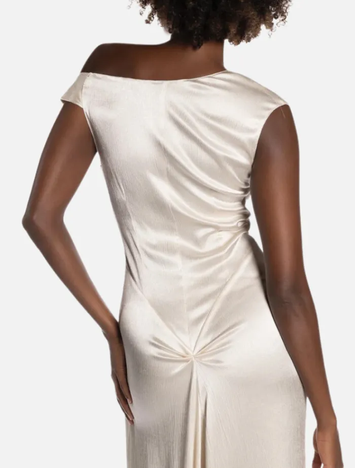 cassia_dress__shell_5.webp One Fell Swoop Cassia Dress - Shell< Midi Dresses | Bras / Briefs