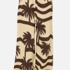 Pippa Ridely Catalina Pant - Cocoa Palma Print< Pants | Shirts