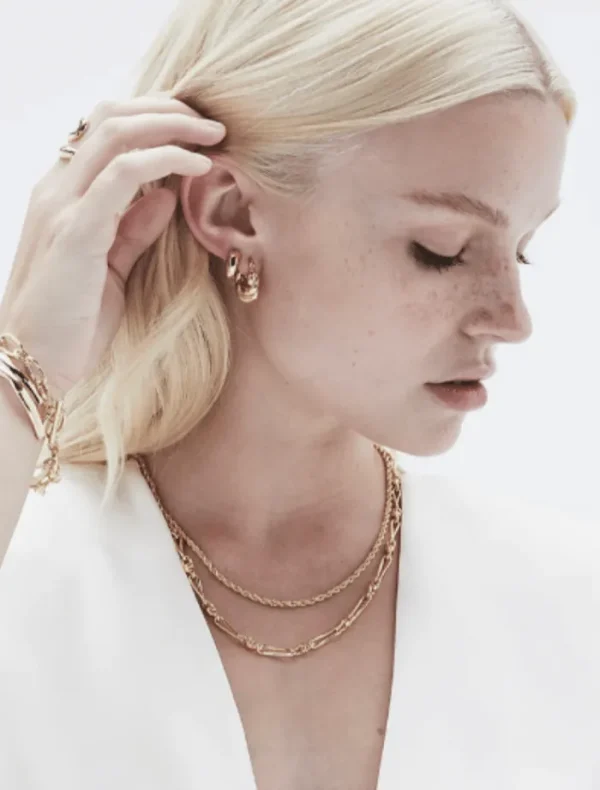Jolie and Deen Cecile Chain Necklace - Gold< Necklaces