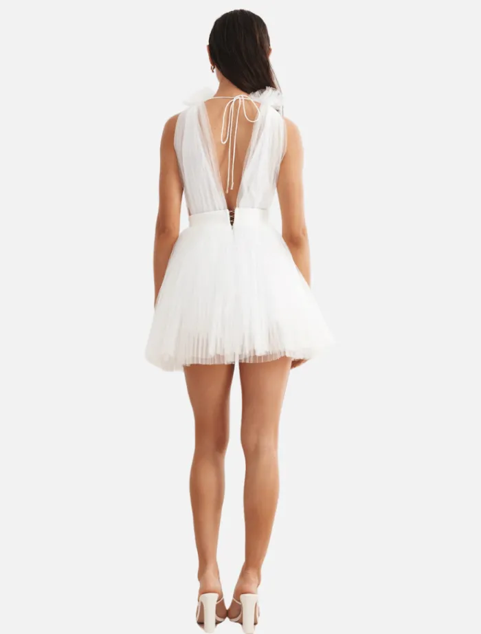 charlize_dress__white_2.webp Lexi Charlize Dress - White< Mini Dresses | Skirts