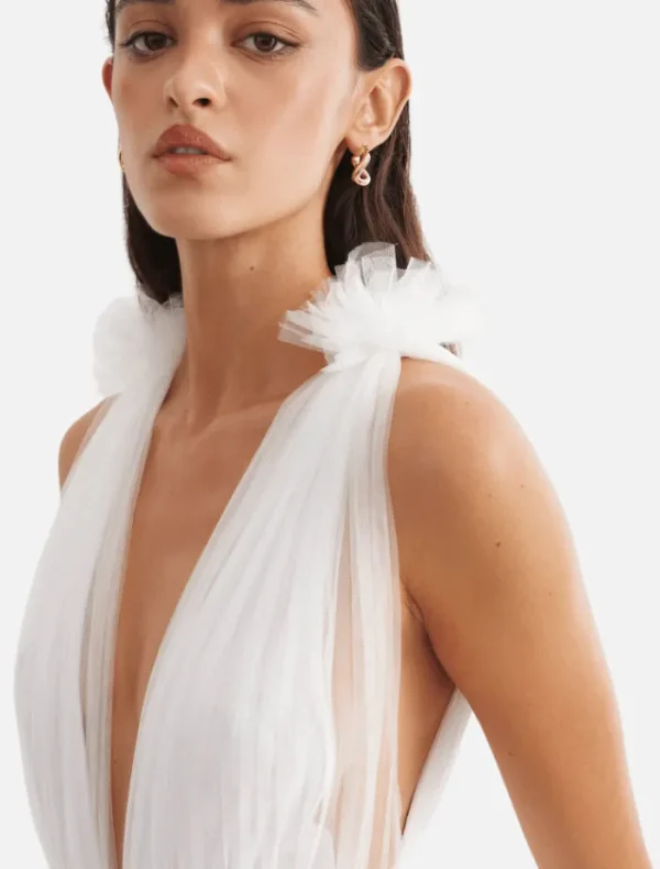Lexi Charlize Dress - White< Mini Dresses | Skirts