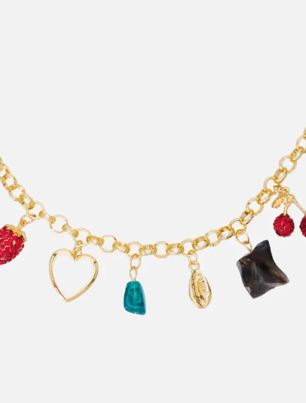 8 Other Reasons Charm Necklace - Gold< Necklaces