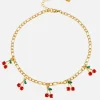 Insurge Clothing Cherry Cola Necklace - Gold< Necklaces