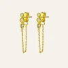 Jolie and Deen Christi Chain Earrings -< Earrings