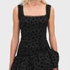 For Love & Lemons Claira Asymmetric Top - Black< Casual Dresses | Mini Dresses