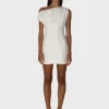 Ownley Claire Mini Dress - Ivory< Casual Dresses | Mini Dresses