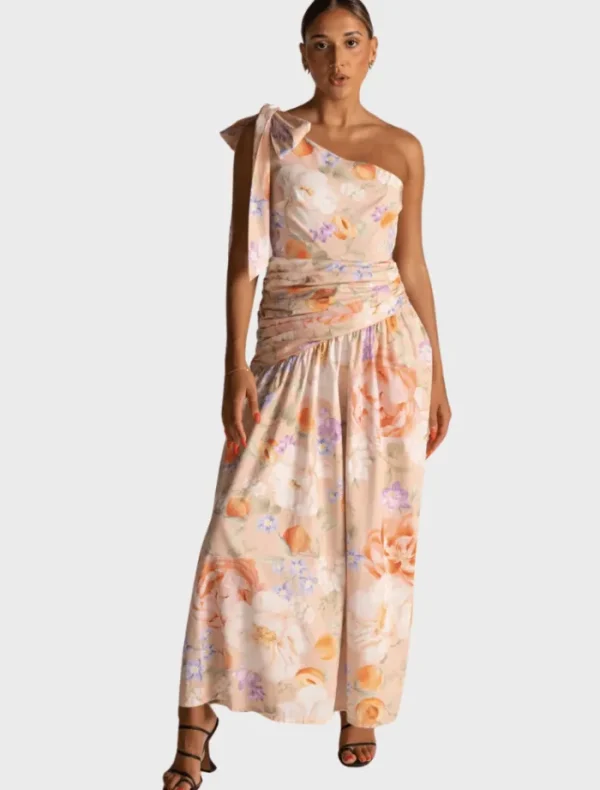 Zanetta Claudia Maxi Dress – Peachy Floral< Casual Dresses
