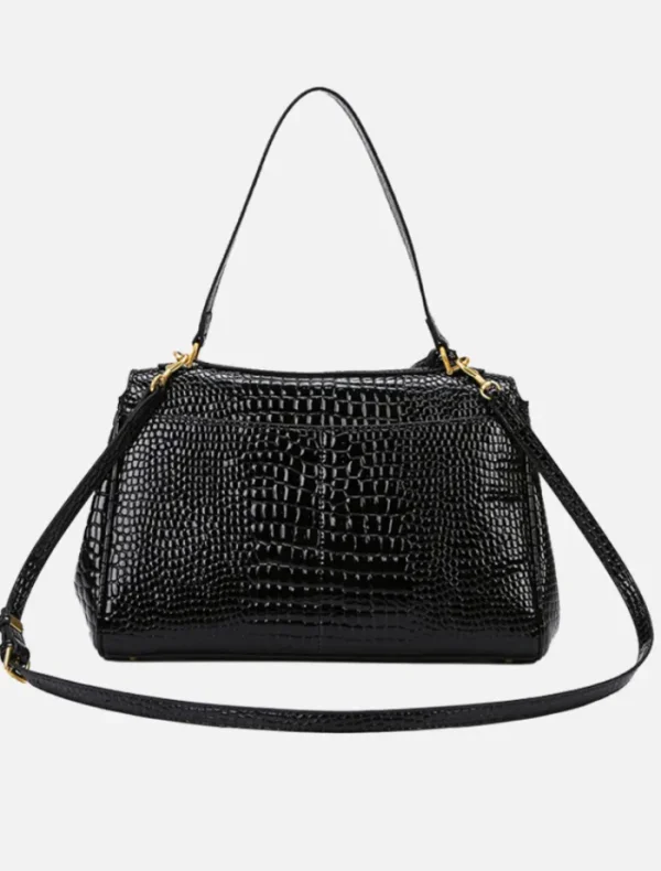 Insurge Clothing Cleo Tote Bag - Black Croc< Bags | Tops