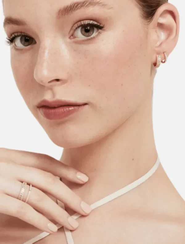 Jolie and Deen Clover Ring - Gold Peach< Rings