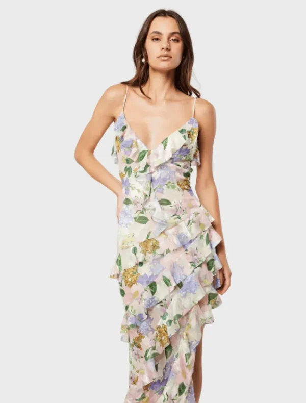 Elliatt Cosima Asymmetrical Dress in Multi by | Insurge Clothing< Casual Dresses