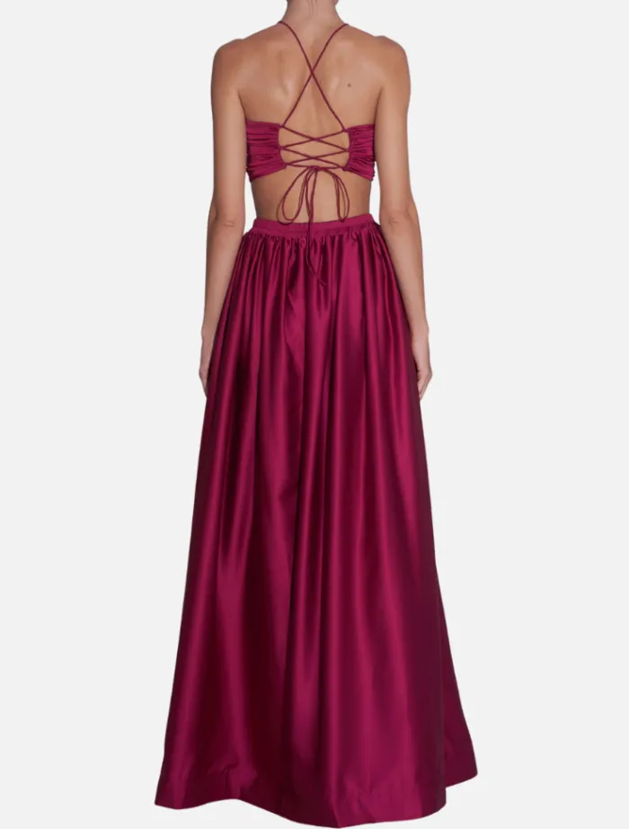 costiera_skirt__chianti_3.webp Lidee Costiera Skirt - Chianti< Skirts | Tops