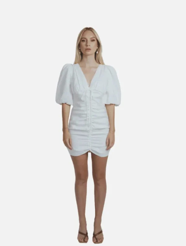 Zanetta Dani Mini Dress – White< Casual Dresses | Mini Dresses