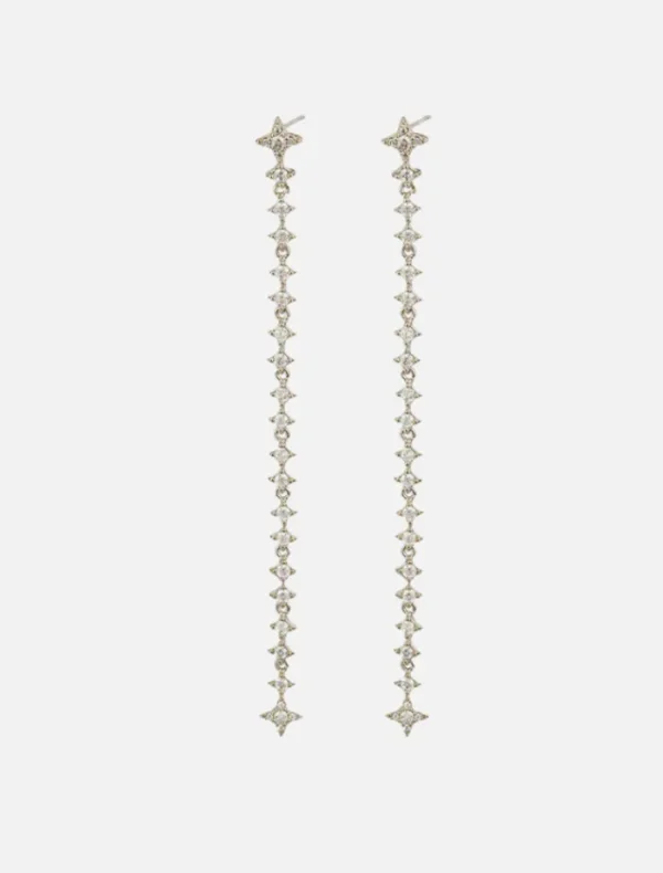 Jolie and Deen Delfina Earrings - Silver< Earrings