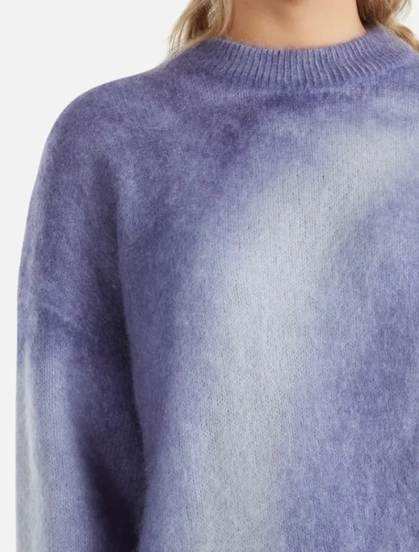 Ena Pelly Delilah Knit Pullover - Iris Swirl< Knitwear | Tops