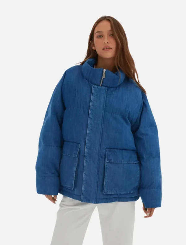 Toast Society Denim Puffer - Denim Blue< Tailored | Denim